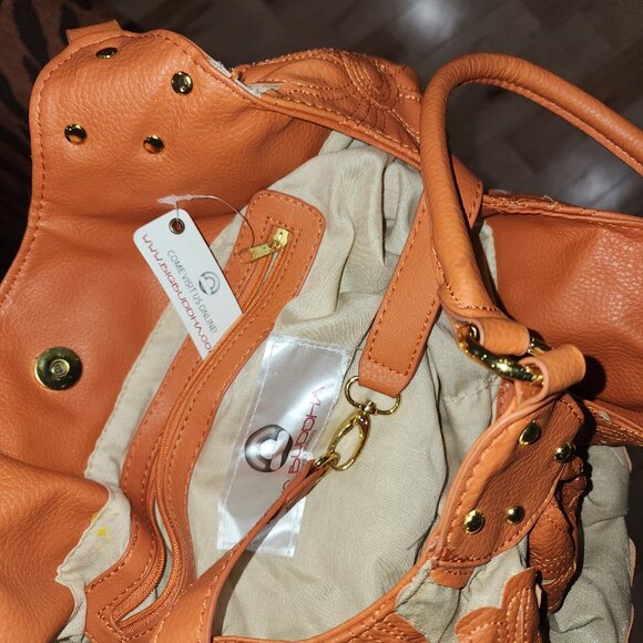 Big Buddha Bag - NWT - Flower Shoulder Handbag - Picture 5 of 7